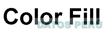 COLOR FILL