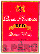 ROYAL HIGHNESS RED DELUXE WHISKY