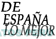 DE ESPAÑA LO MEJOR