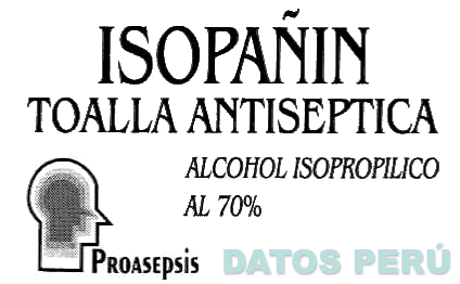 ISOPAÑIN TOALLA ANTISEPTICA PROPASEPSIS