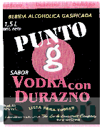 PUNTO G VODKA CON DURAZNO