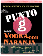 PUNTO G VODKA CON NARANJA