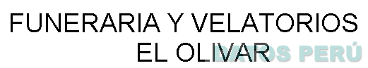 FUNERARIA Y VELATORIOS EL OLIVAR