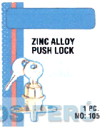 ZINC ALLOY PUSH LOCK