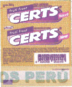 CERTS FRUTI FROST