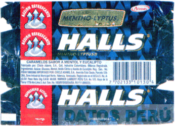 HALLS MENTHO-LYPTUS ACCION REFRESCANTE