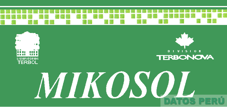 MIKOSOL LABORATORIOS TERBOL DIVISION TERBONOVA