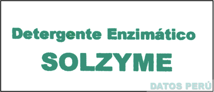 DETERGENTE ENZIMATICO SOLZYME