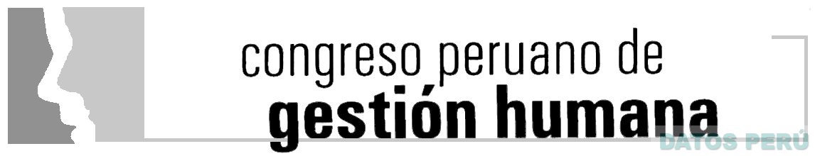 CONGRESO PERUANO DE GESTIÓN HUMANA
