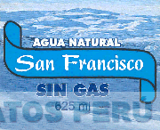 AGUA NATURAL SAN FRANCISCO SIN GAS