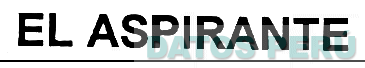 EL ASPIRANTE