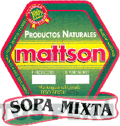 PRODUCTOS NATURALES MATTSON SOPA MIXTA