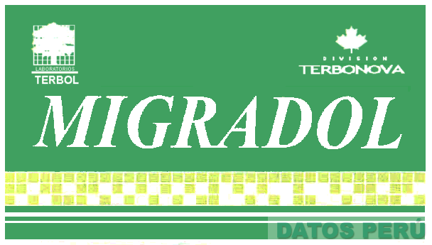 MIGRADOL LABORATORIOS TERBOL DIVISION TERBONOVA