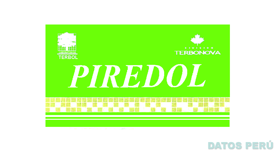 PIREDOL LABORATORIOS TERBOL DIVISION TERBONOVA
