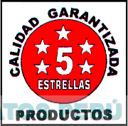 5 ESTRELLAS PRODUCTOS CALIDAD GARANTIZADA