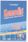 TEKNO KOMODIN LIMPIADOR MULTIUSOS MAYOLICAS FORMICAS MARMOL ANTIBACTERIAL 100% PERUANO CONTENIDO NETO 330 ML