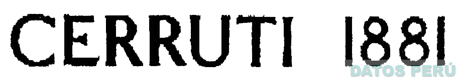 CERRUTI 1881