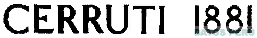 CERRUTI 1881