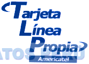 TARJETA LINEA PROPIA AMERICATEL