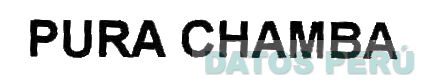 PURA CHAMBA