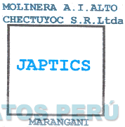 MOLINERA A.I. ALTO CHECTUYOC S.R.LTDA. JAPTICS MARANGANI