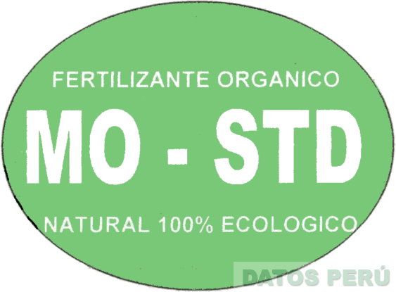 FERTILIZANTE ORGANICO MO-STD NATURAL 100 % ECOLOGICO