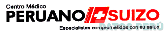 CENTRO MEDICO PERUANO SUIZO ESPECIALISTAS COMPROMETIDOS CON SU SALUD
