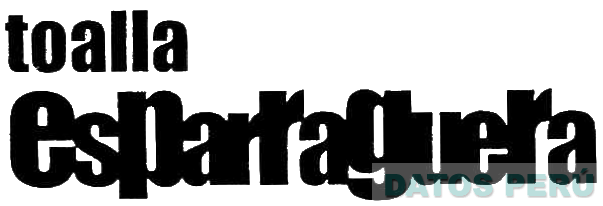 TOALLA ESPARRAGUERA