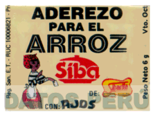 ADEREZO PARA EL ARROZ SIBA SIBARITA