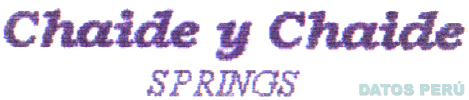 CHAIDE Y CHAIDE SPRINGS