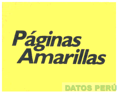 PAGINAS AMARILLAS