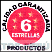 6 ESTRELLAS CALIDAD GARANTIZADA PRODUCTOS