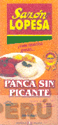 SAZON LOPESA ¡CON MUCHO GUSTO... PANCA SIN PICANTE