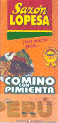 SAZON LOPESA ¡CON MUCHO GUSTO.. COMINO CON PIMIENTA