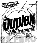DUPLEX MINIESPUMA NUEVO PODER DE BLANCURA
