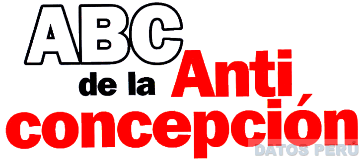 ABC DE LA ANTICONCEPCION