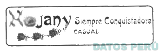 HOJANY SIEMPRE CONQUISTADORA CASUAL