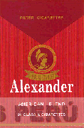KING ALEXANDER AMERICAN BLEND FILTER CIGARETTES 20 CLASS