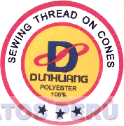 D DUNHUANG POLYESTER 100% SEWING THREAD ON CONES