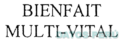 BIENFAIT MULTI-VITAL