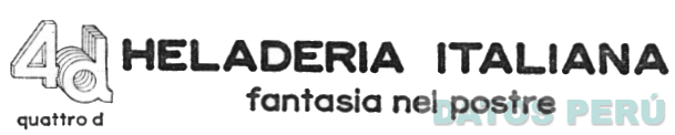 HELADERIA ITALIANA 4D (QUATTRO D)