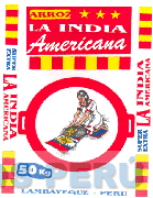 ARROZ LA INDIA AMERICANA 50 KG LAMBAYEQUE - PERU SUPER EXTRA