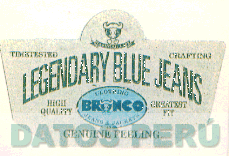 LEGENDARY BLUE JEANS BRONCO