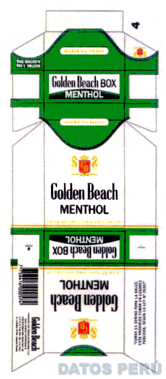 GOLDEN BEACH MENTHOL GB AMERICAN BLEND