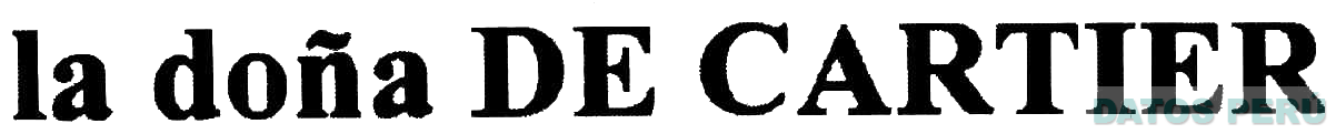 LA DOÑA DE CARTIER