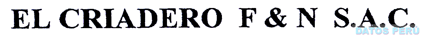 EL CRIADERO F & N S.A.C.