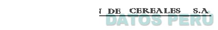 CORPORACION DE CEREALES S.A.