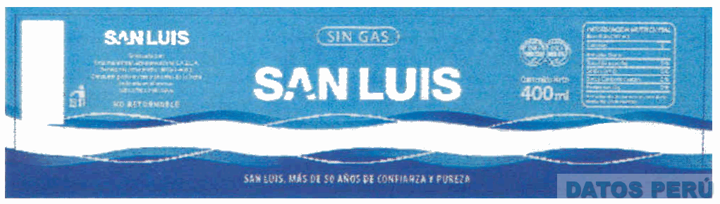 SAN LUIS SIN GAS 50 AÑOS DE CONFIANZA Y PUEREZA