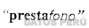 PRESTAFONO