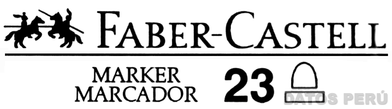 FABER-CASTELL MARKER MARCADOR 23
